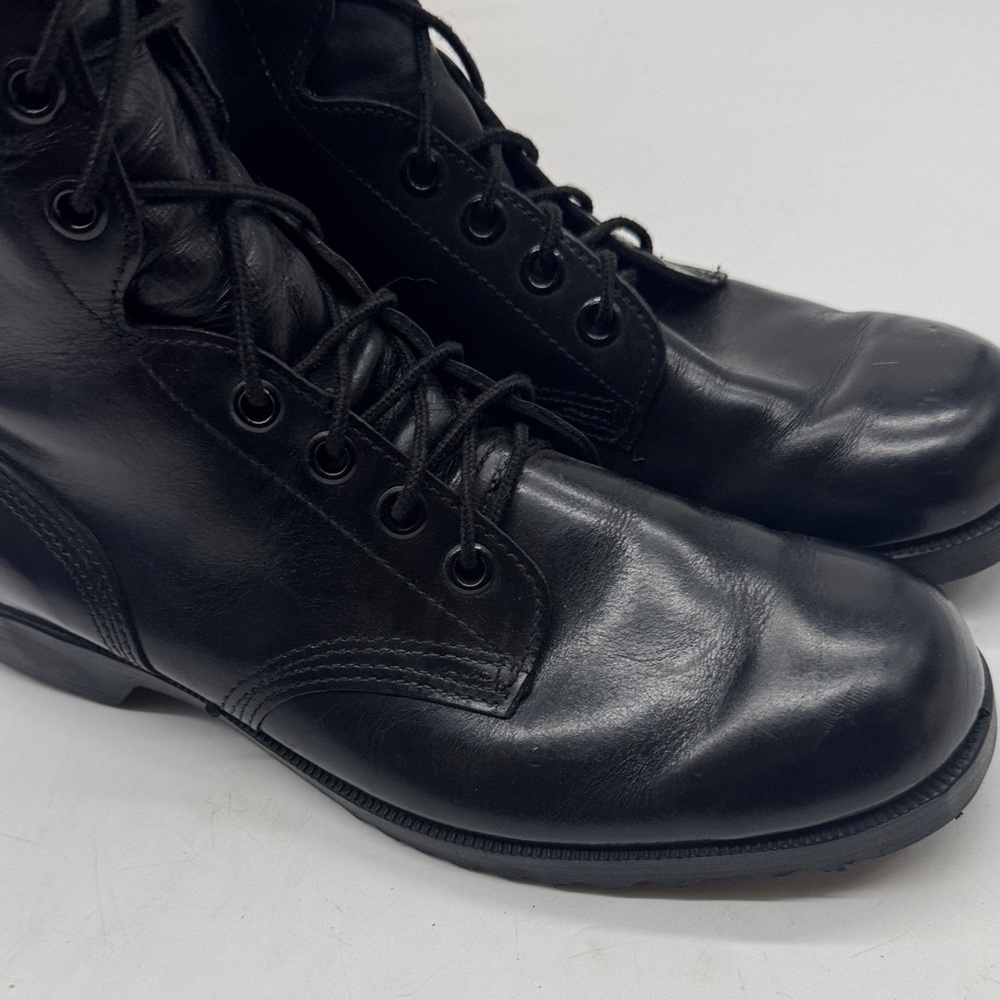 Original Issue Black Military Combat Boots Size 11.5N TB8350 - Picture 2 of 16